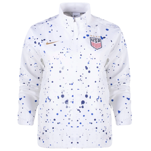 Nike Womens United States Full Zip Up Jacket 23/24 (White/Metallic Gold)