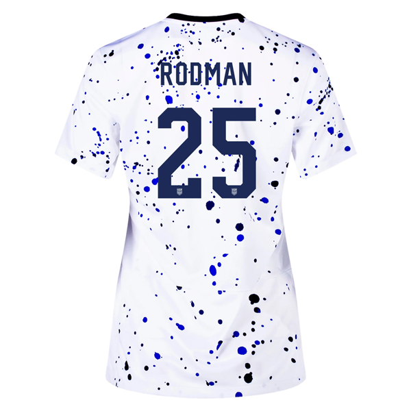 :Nike Youth USA 4* Away Jersey Trinity Rodman #20 - Royal