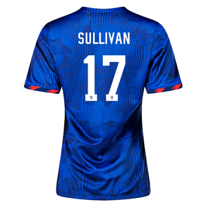 Nike Womens United States Andi Sullivan 4 Star Away Jersey 23/24 w/ 2019 World Cup Champion Patch (Hyper Royal/Loyal Blue)