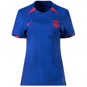Nike Womens United States Match Authentic Away Jersey 23/24 (Hyper Royal/Speed Red)