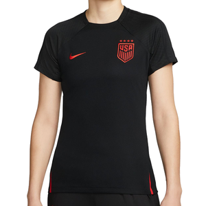 Nike Womens United States Strike Jersey 23/24 (Black/Speed Red)