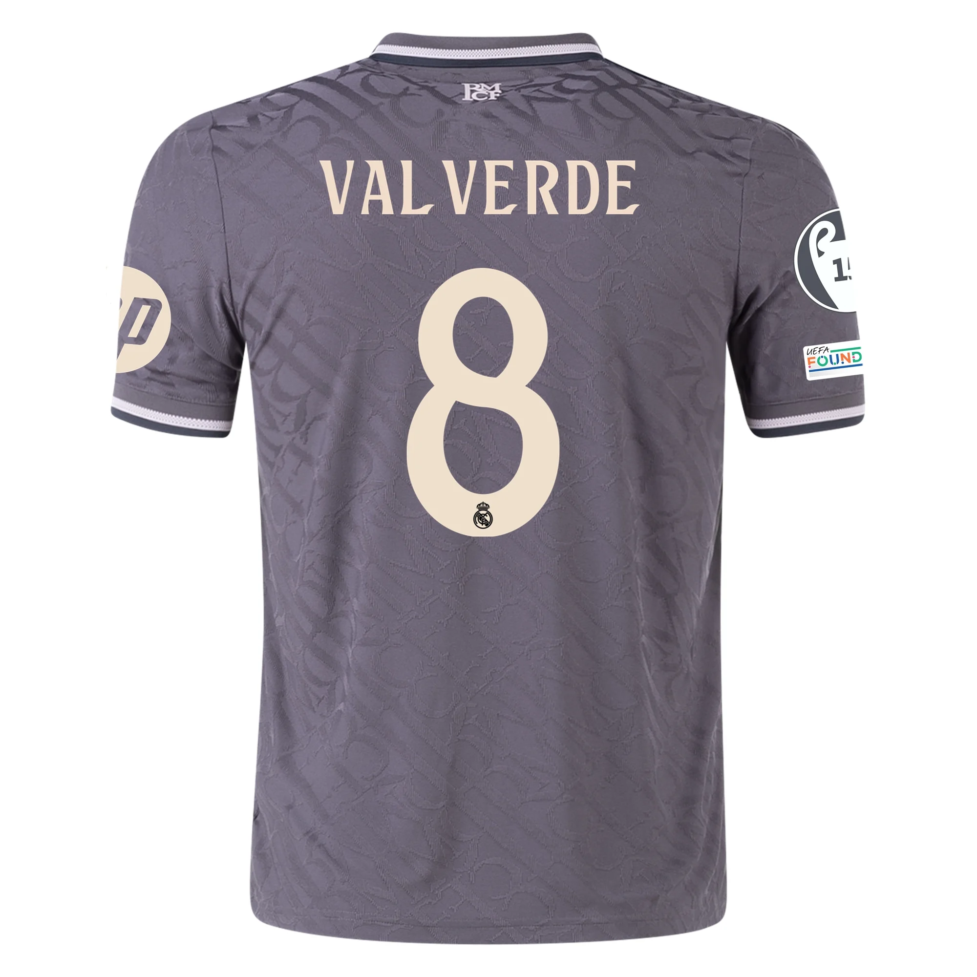adidas Real Madrid Authentic Federico Valverde Third Jersey w Champio Soccer Wearhouse