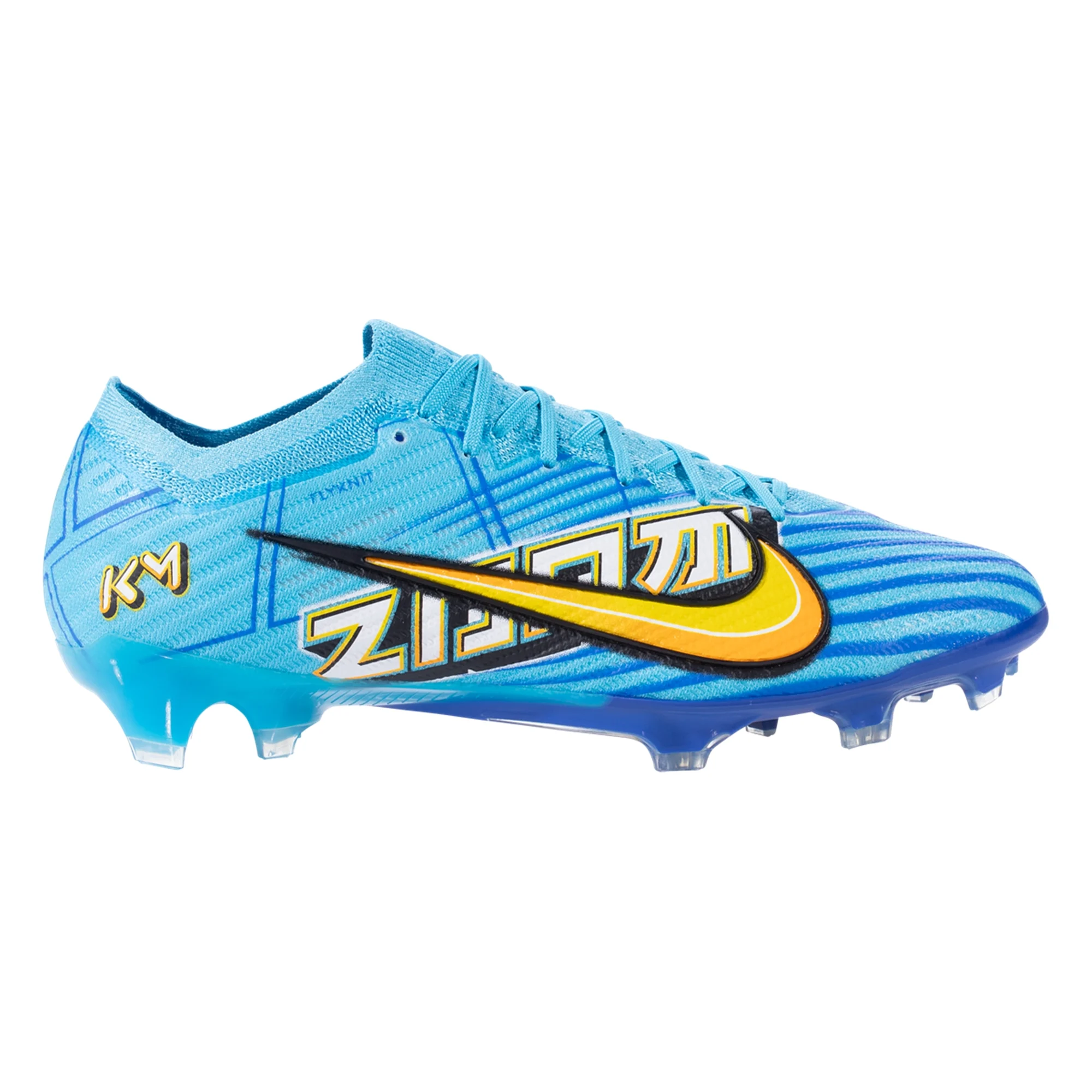 Nike Vapor 15 Elite KM FG Soccer Cleats Baltic Blue Soccer