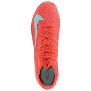 Nike Zoom Vapor 16 Elite FG Soccer Cleats (Ember Glow/Aurora Green)