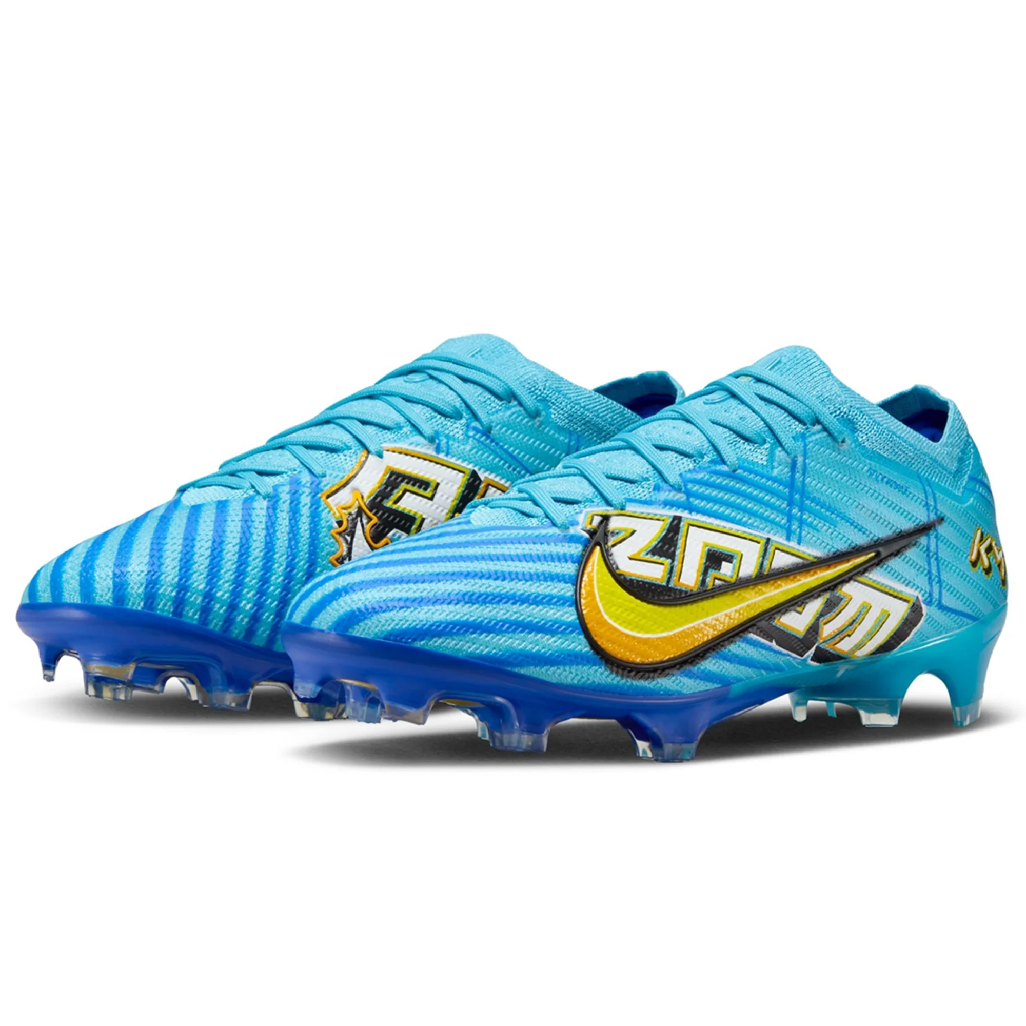 Nike Vapor 15 Elite KM FG Soccer Cleats Baltic Blue Soccer
