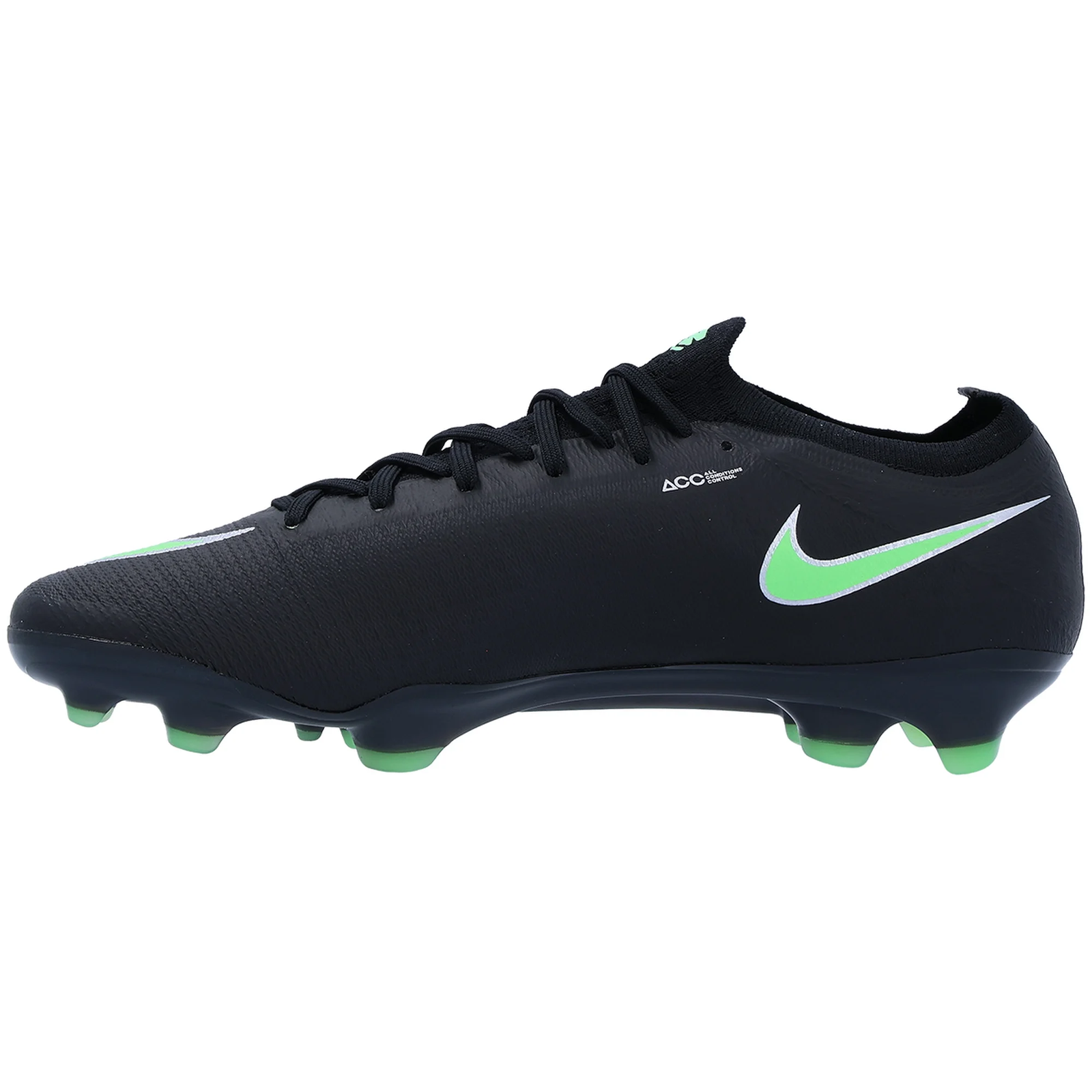 Nike Vapor 17 Elite Firm Ground Cleats (Black/Illusion Green)