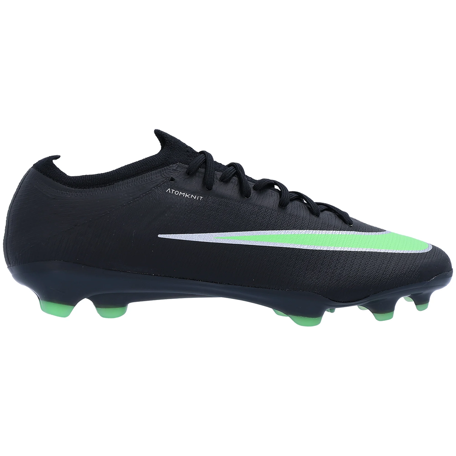 Nike Vapor 17 Elite Firm Ground Cleats (Black/Illusion Green)