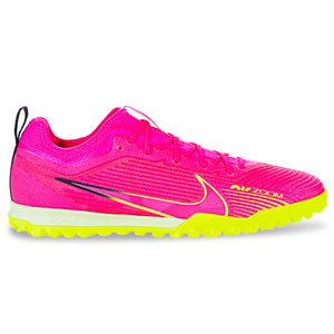 Nike Zoom Vapor 15 Pro Turf Soccer Cleats (Pink Blast/Volt-Gridiron)