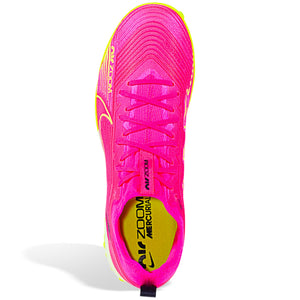 Nike Zoom Vapor 15 Pro Turf Soccer Cleats (Pink Blast/Volt-Gridiron)