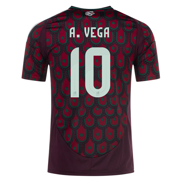 Adidas Mens Mexico Alexis Vega Home Jersey 24 25 Multicolor Soccer Wearhouse