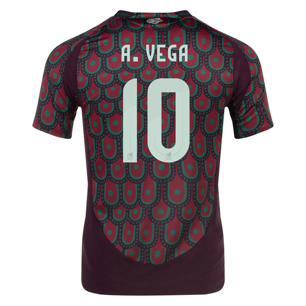 Alexis Vega #10 Mexico selling 2022 World Cup Match Slim Fit Away Soccer Jersey 2022-23