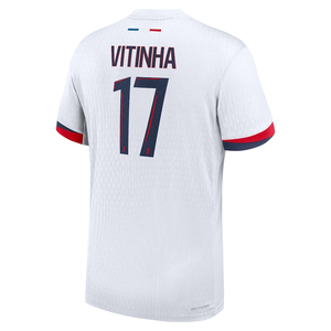 Nike Paris Saint-Germain Authentic Vitinha Away Jersey 24/25 (White/Midnight Navy)