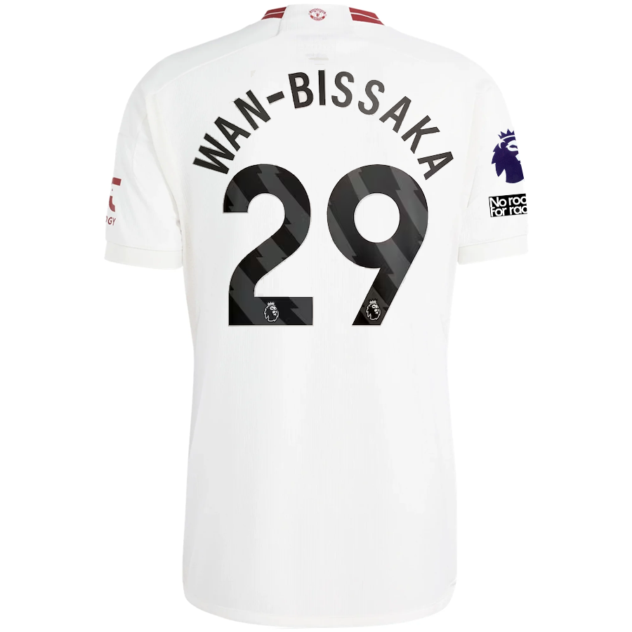 Men's adidas Aaron Wan-Bissaka Red Manchester United 2022/23 Home