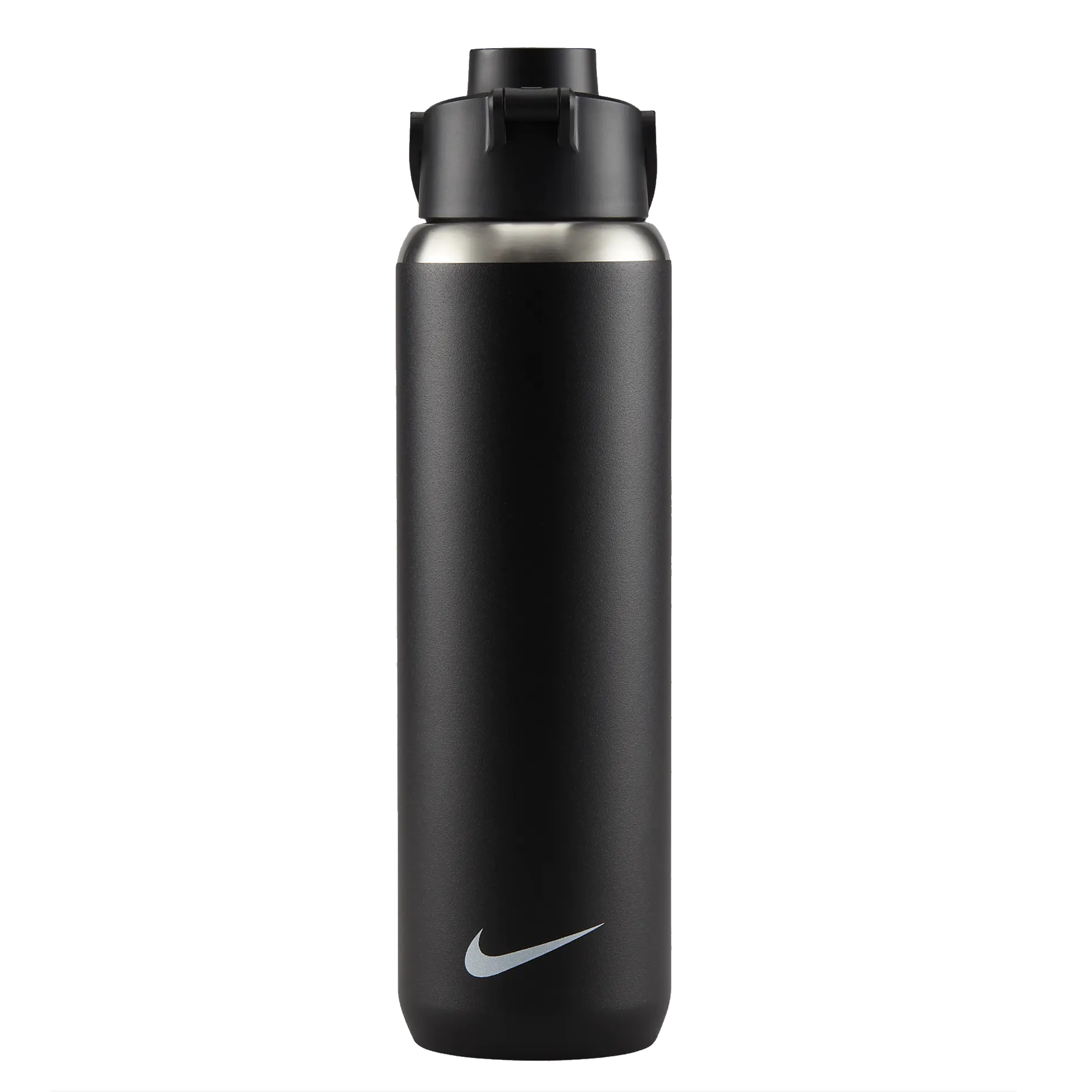 Nike Recharge Straw Stainless Steel 24oz Bottle (Black)