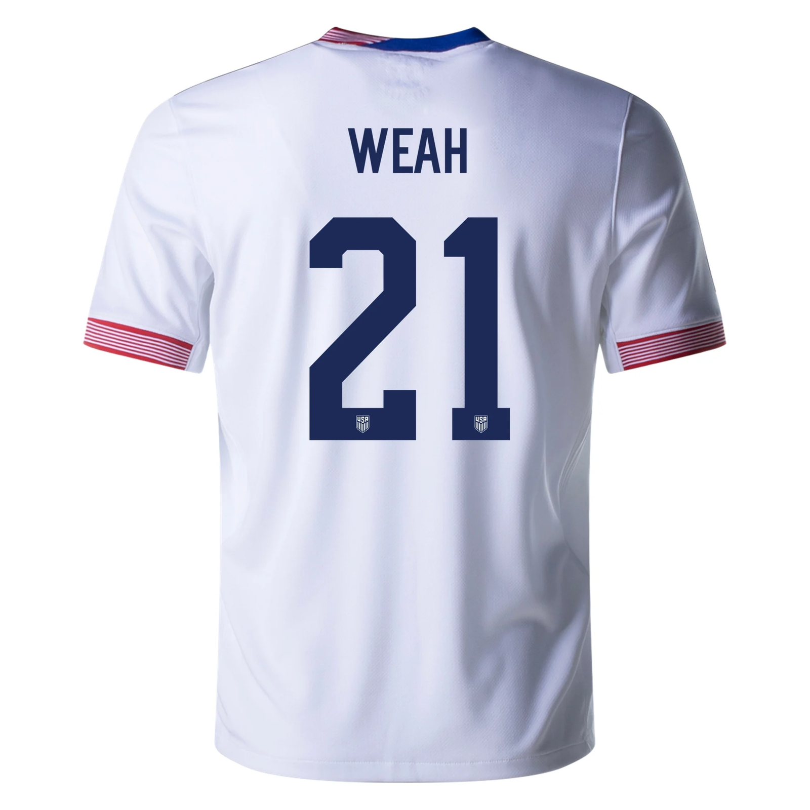 Nike United States Timothy Weah Home Jersey 24/25 (White)