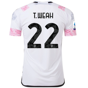 adidas Juventus Timothy Weah Away Jersey w/ Serie A 23/24 (White)