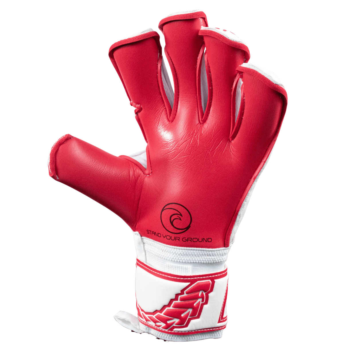West Coast Kona Crimson Goalkeeper Gloves (White/Red) | SoccerWearhouse