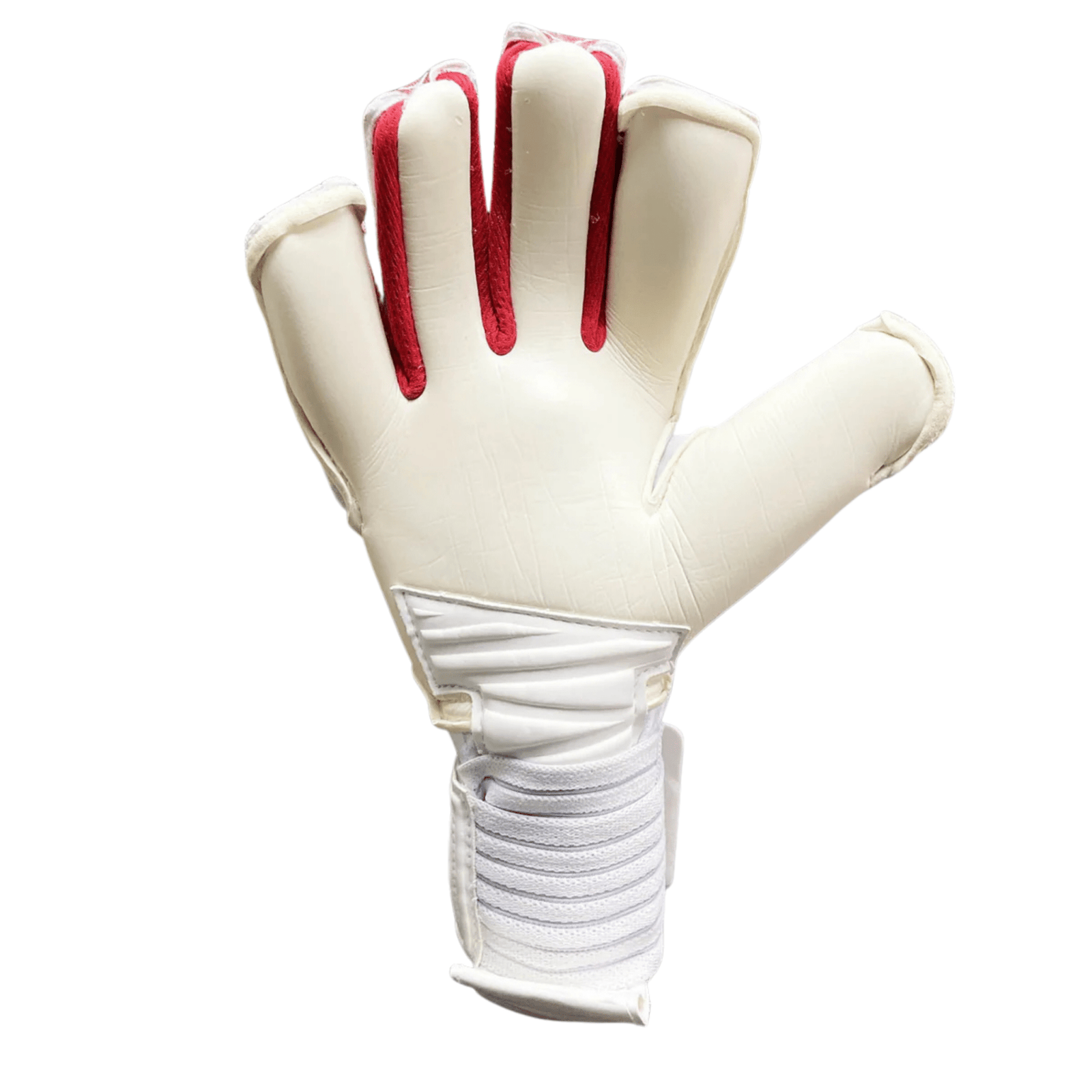 West Coast Phantom Fire and Ice Goalkeeper Gloves (White/Red/Blue) | SoccerWearhouse