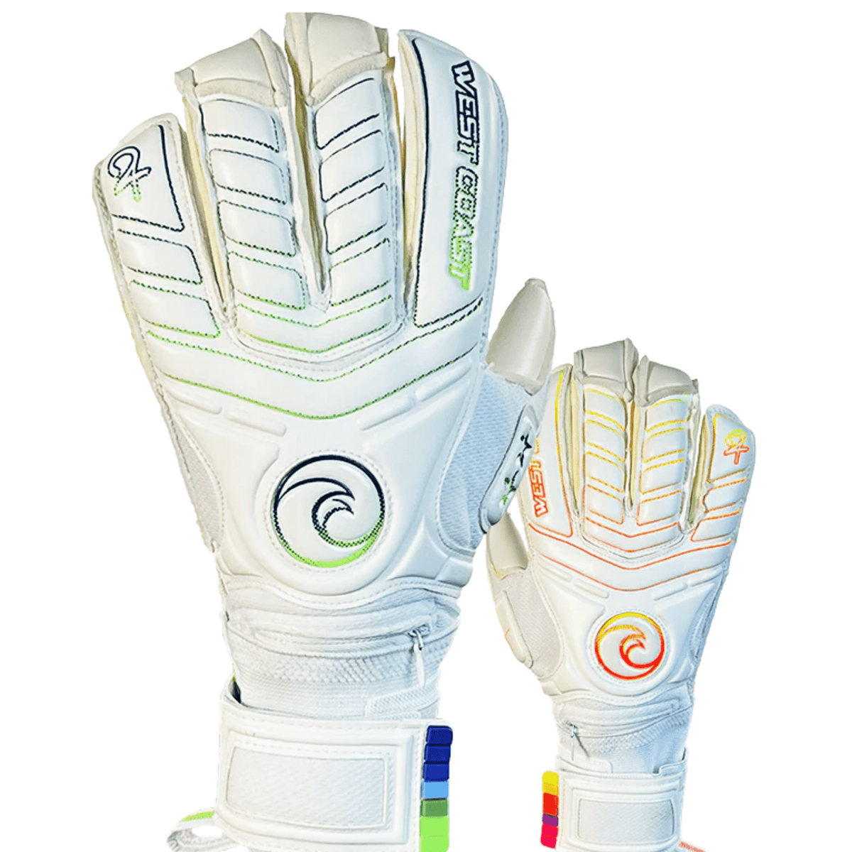 West Coast Spyder Holy Twins Goalkeeper Gloves (White) | SoccerWearhouse