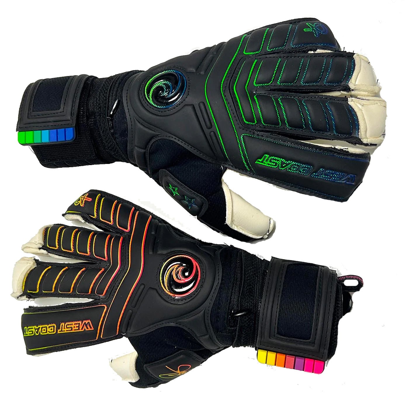 West Coast Spyder S24F Evil Twins Goalkeeper Gloves (Black/Multi Color) | SoccerWearhouse