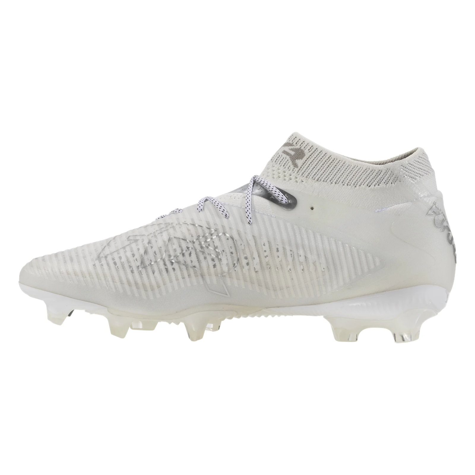 Puma Future 8 Ultimate FG Soccer Cleats (Puma White/Matte Silver)