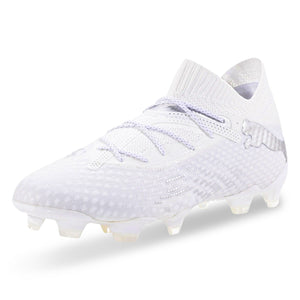 Puma Future 7 Ultimate FG/AG Soccer Cleats (Puma Silver/Puma White)