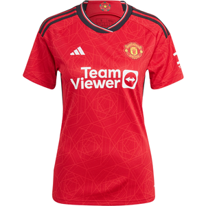 adidas Women's Manchester United Home Jersey 23/24 (Team College Red)