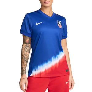 Nike Womens United States Away Jersey 24/25 (Old Royal/White)