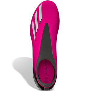 adidas X Speedportal.3 Laceless Firm Ground Soccer Cleats (Team Shock Pink/Core Black)