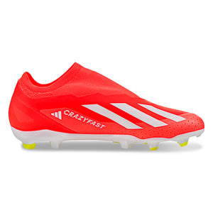 adidas X Crazyfast League LL FG Soccer Cleats (Solar Red/White/Solar Yellow)