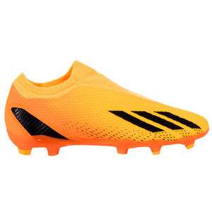 adidas X Speedportal.3 Laceless Firm Ground Soccer Cleats (Solar Gold/Team Solar Orange)