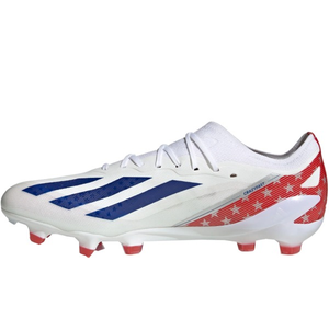 adidas Crazyfast USA.1 FG Soccer Cleats (White/Power Blue)