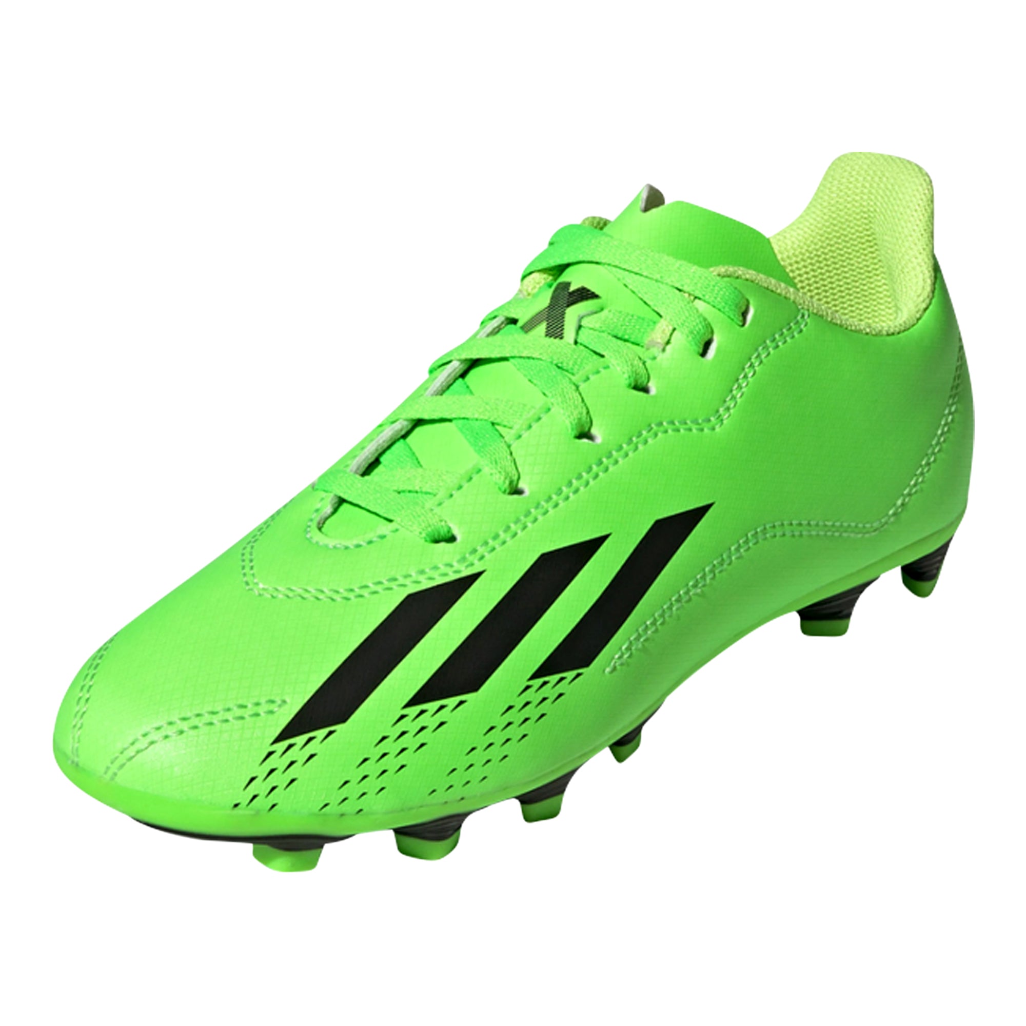 adidas Jr. X Speedportal.4 FxG (Solar Green/Black) Soccer Wearhouse