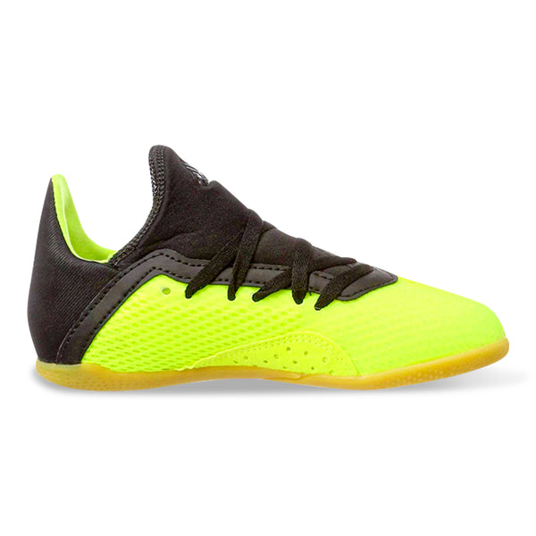 adidas Jr. X Tango 18.3 Indoor Black Solar Yellow Soccer Wearhouse