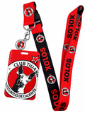 Xolos Club Tijuana Lanyard with ID Card Holder and Charm