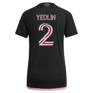 adidas Womens Inter Miami DeAndre Yedlin Away Jersey 23/24 (Black/True Pink)