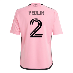 adidas Youth Inter Miami DeAndre Yedlin Home Jersey 24/25 (Easy Pink)