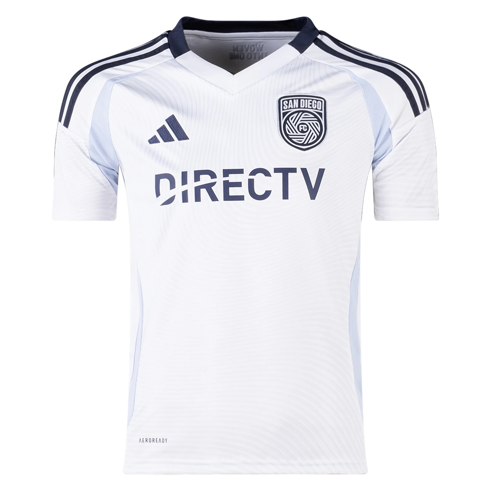adidas Youth San Diego FC Away Jersey 25/26 (White)