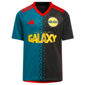 adidas Youth LA Galaxy Riqui Puig Third Jersey 24/25 (Black/Virdia)