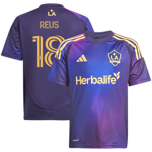 adidas Youth LA Galaxy Marco Reus Away Jersey 25/26 (Purple)