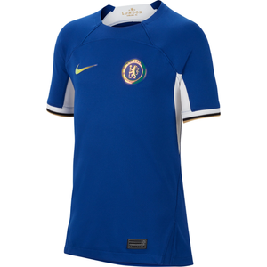 Nike Youth Chelsea Home Jersey 23/24 (Rush Blue/White/Club Gold)