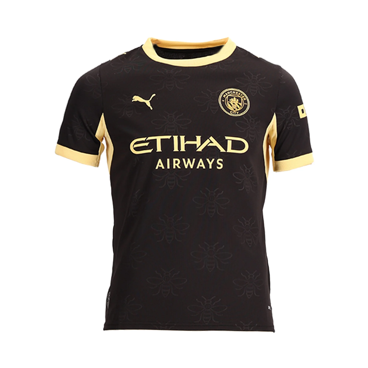 Puma Youth Manchester City Away Jersey 26/27 (Black/Yellow)