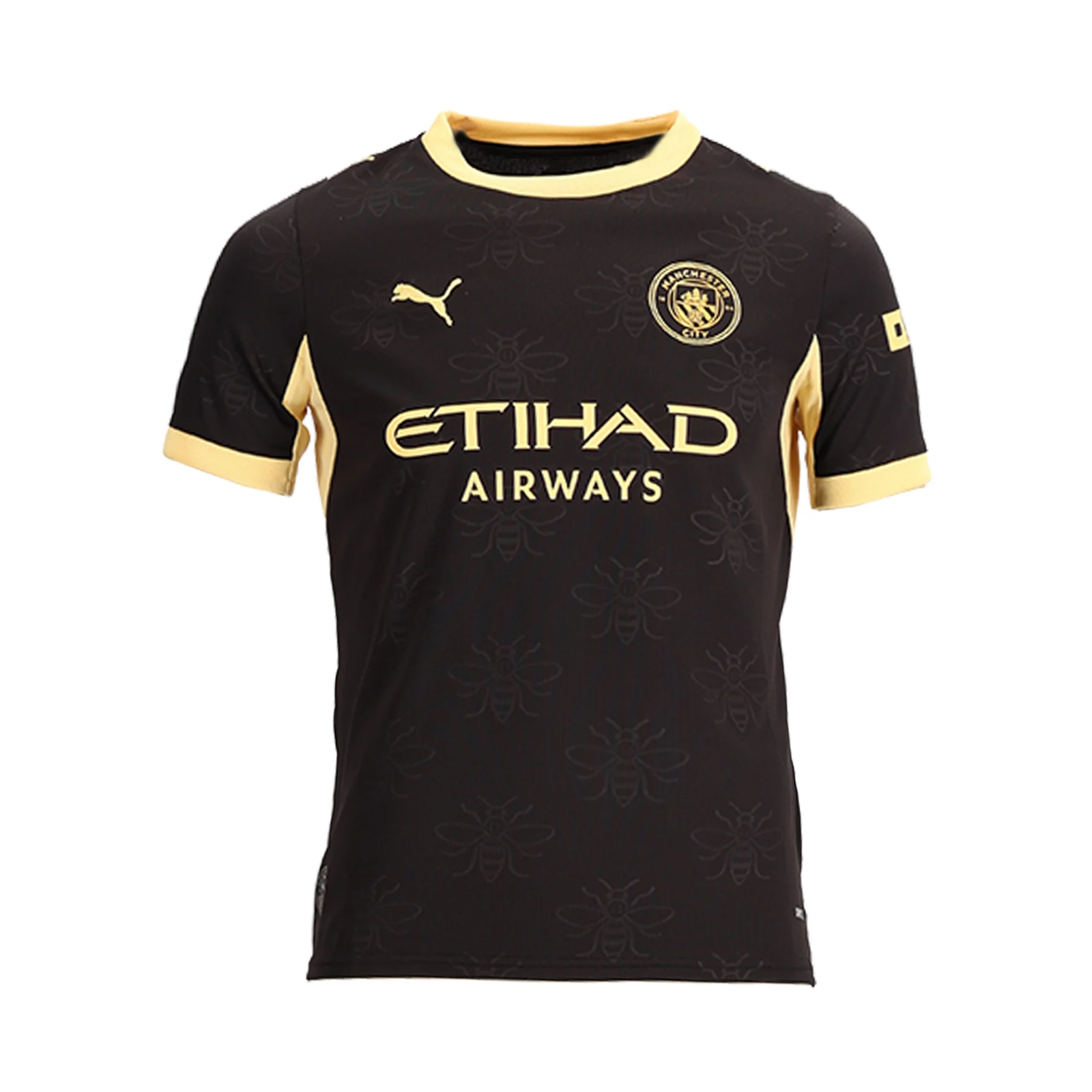 Puma Youth Manchester City Away Jersey 26/27 (Black/Yellow)