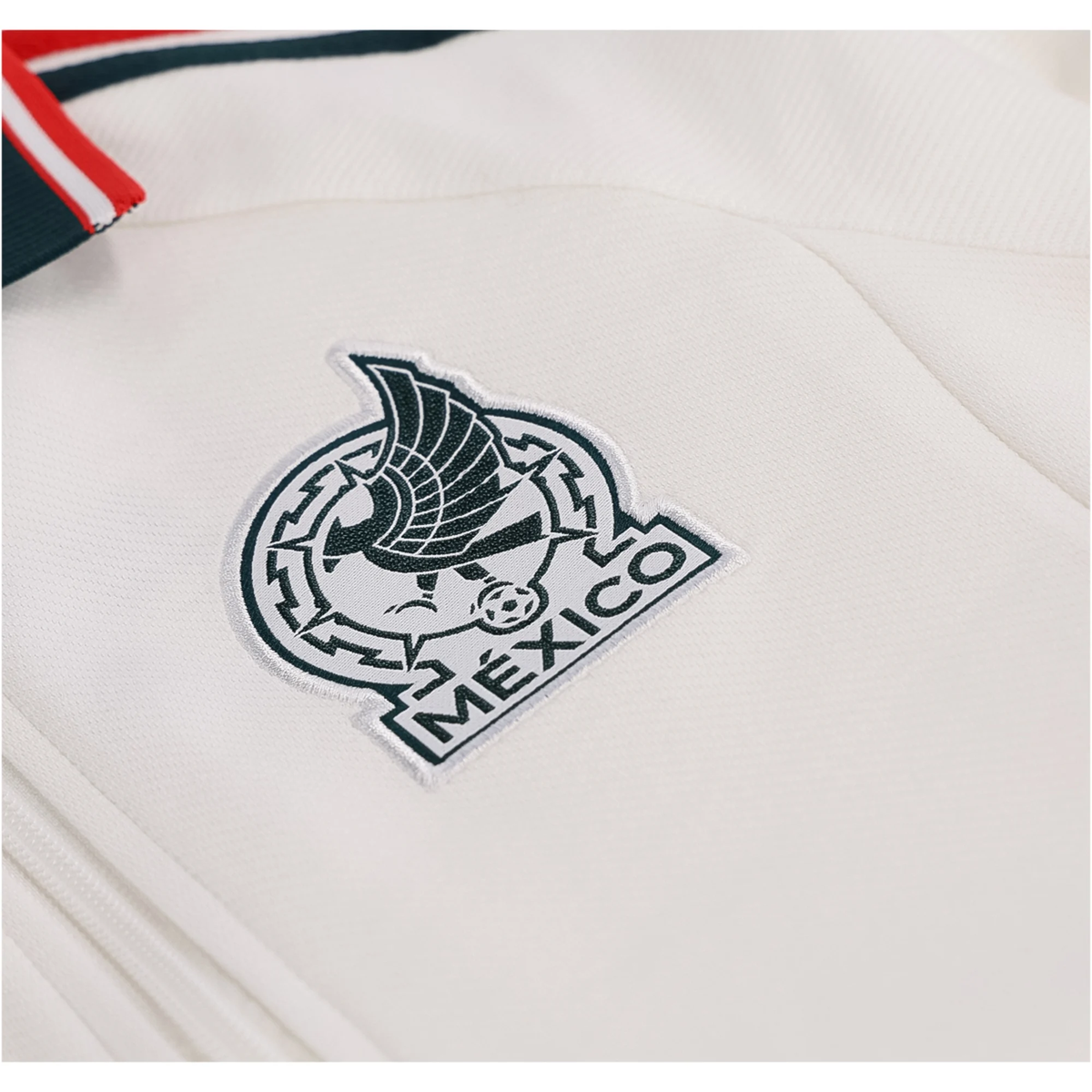 adidas Youth Mexico Away Anthem Jacket 2026 (White)