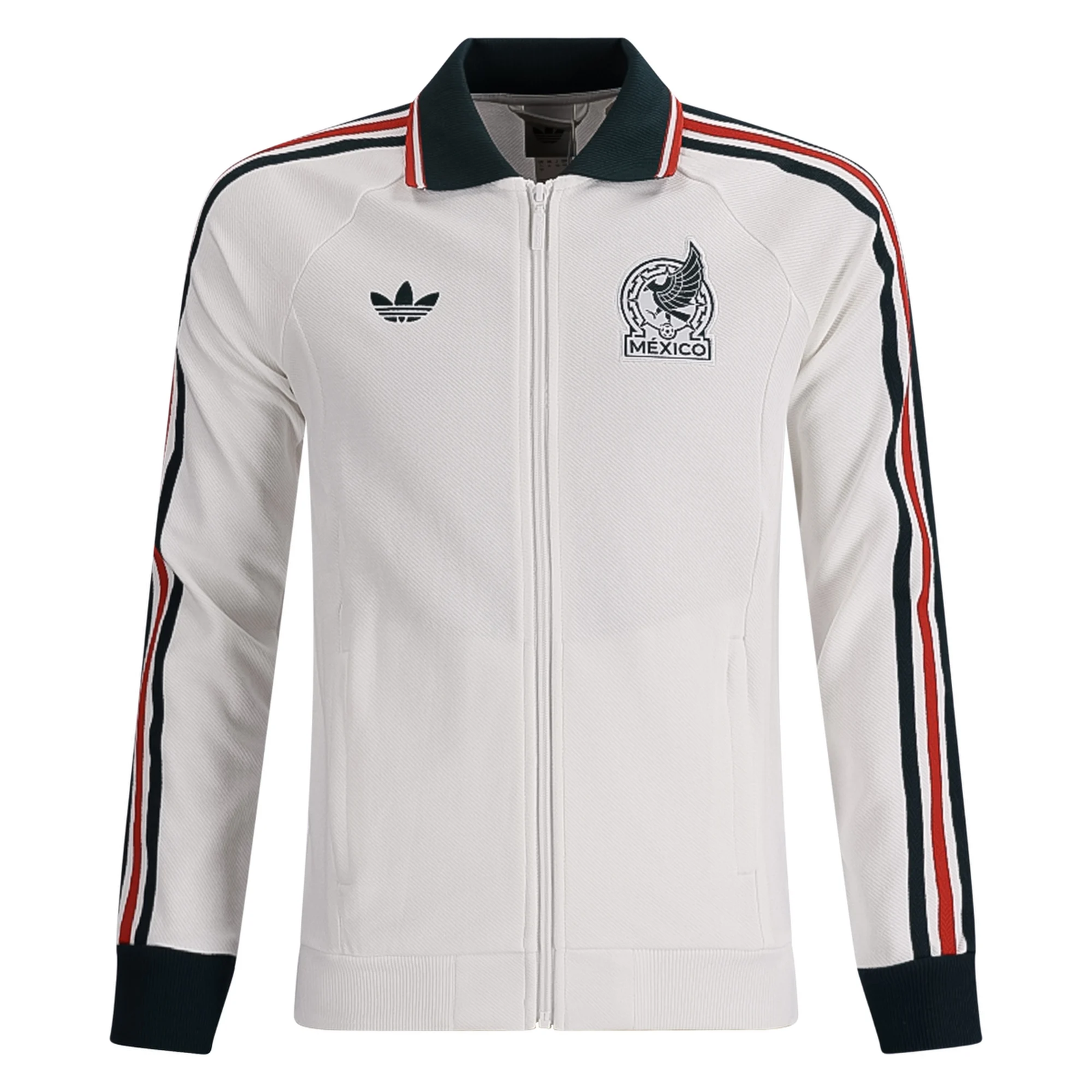 adidas Youth Mexico Away Anthem Jacket 2026 (White)