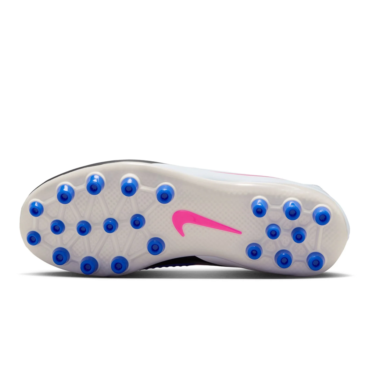 Nike Jr Phantom 6 High Academy FG/MG Soccer Cleats (Racer Blue/White)