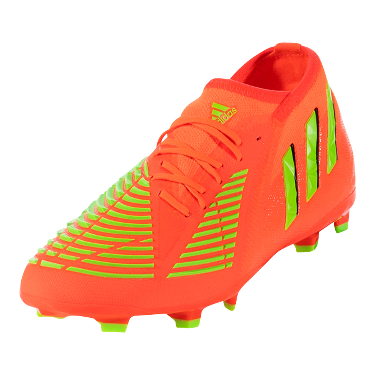 adidas Jr. Predator Edge.1 FG Soccer Cleats (Solar Red/Solar Green