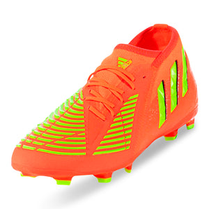 adidas Jr. Predator Edge.1 FG Soccer Cleats (Solar Red/Solar Green)