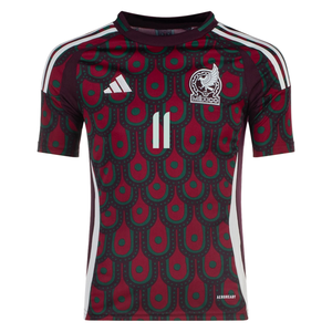 adidas Youth Mexico Santiago Giménez Home Jersey 24/25 (Multicolor)