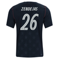 Nike Mens United States Away Alejandro Zendejas Stadium Jersey 2026 (Dark Obsidian/Pure Platinum)